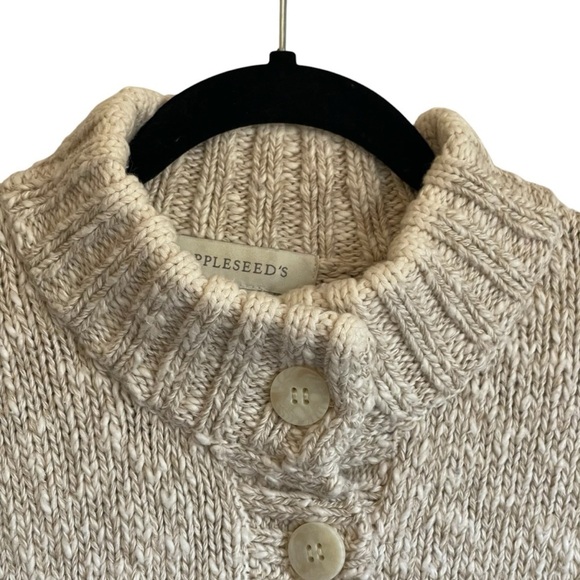 Vintage Appleseed’s Thick Chunky Cotton Knit Sweater Size Medium - Picture 2 of 9